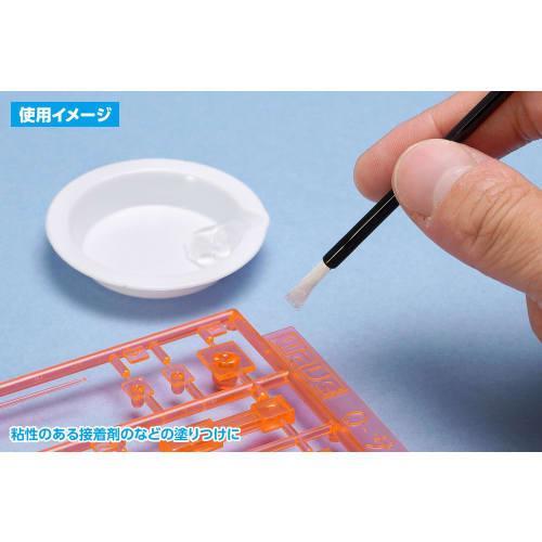 Wave Finish Products Series, Disposable Fine Brushes, 12-Pack, for Painting Plastic Models, OF-057