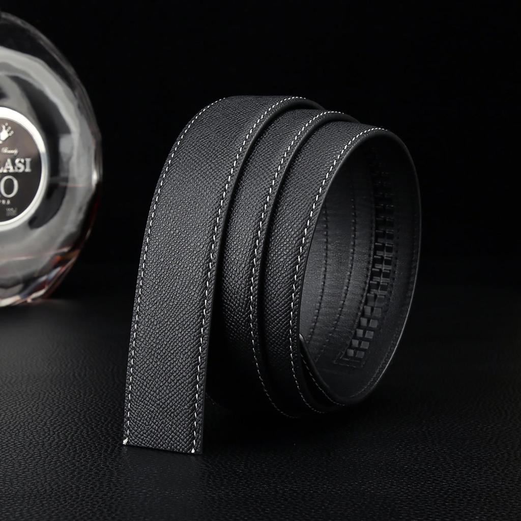 Cintura Automatica da Uomo Premium in Vera Pelle - Pelle di Mucca Pura, Senza Fibbia