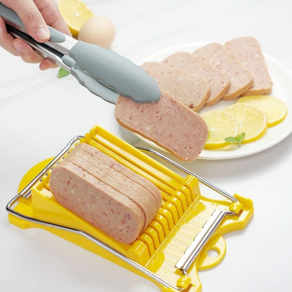 Multifunctional Egg Cutter Stainless Steel Egg Slicer Sectioner Cutter Mold Banana Luncheon Meat Cutter Kitchen Gadgets