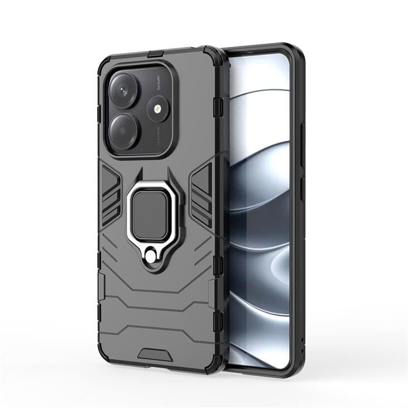 For Redmi Note 14 Case Anti-knock Armor Magnetic Suction Stand Full Back Cover Redmi Note 14 Case For Redmi Note 14 5G 6.67 inch