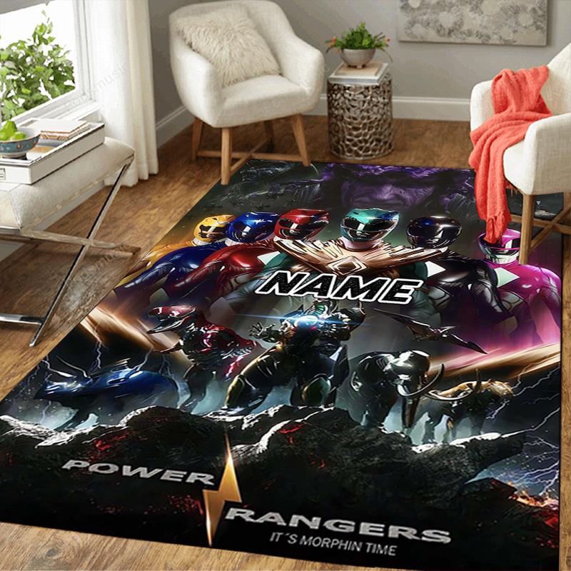 Custom 1Pc Power Rangers Teamup Rug Office Carpet Indoor Outdoor Entrance Doormat Nonslip Soft And Comfortable Living Room D2915221