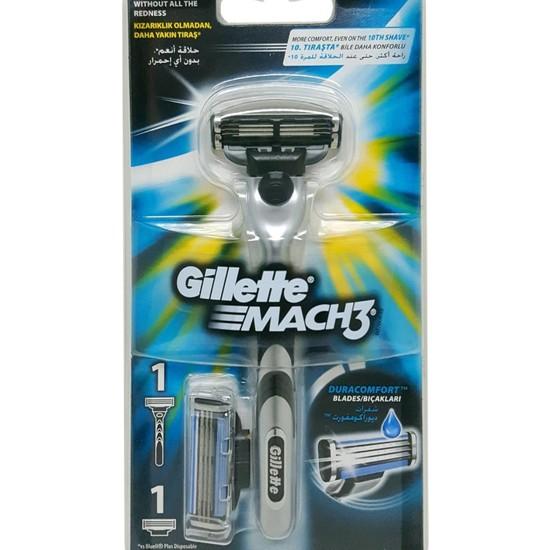 

Gillette Бритва Gillette Mach3 со сменным картриджем 7702018020706 Бритва