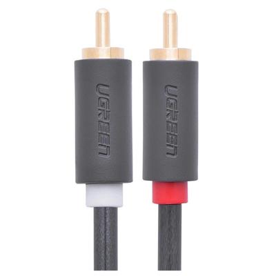 Przewód 2X Rca (Cinch) Do 2X Rca (Cinch) Ugreen Av104 1M (Czarny)