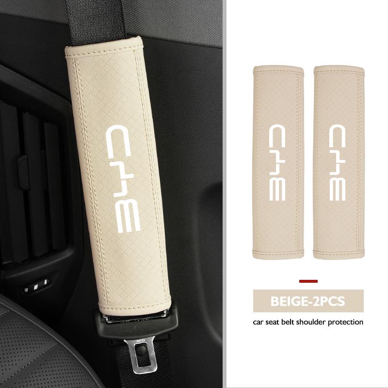 Car Safety Belt Cover Shoulder Protective Pad Anti-slip Pads Auto Accessories For BYD 3 Yuan F3 E6 F0 G3 I3 Plus Ea1 Song Max