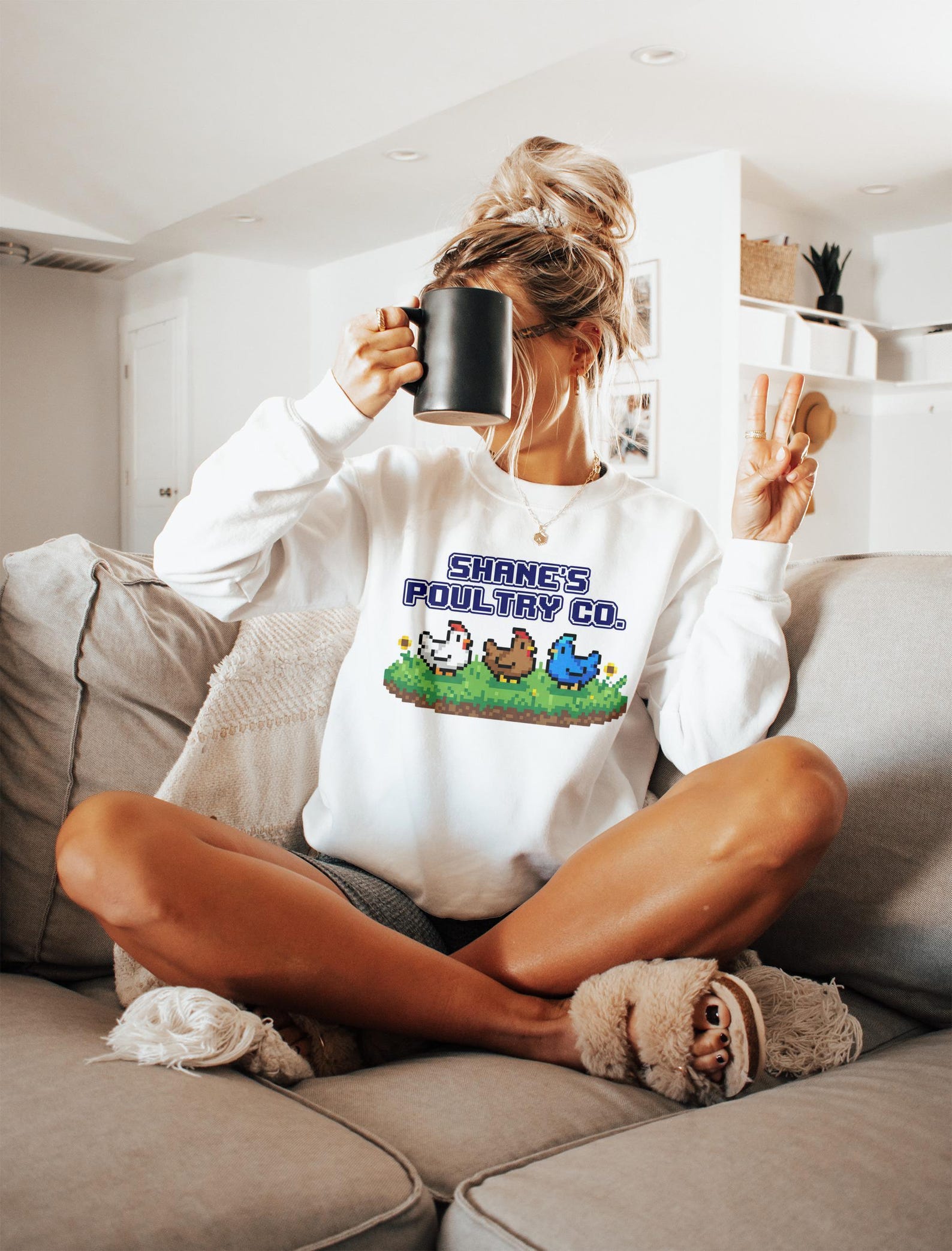 Shane s Poultry Co T-Shirts T-shirts, Stardew Valley Gift, Stardew Valley Merch, Pixel Art, Retro Gaming, Cozy Gaming, Gamer Gift 2XL