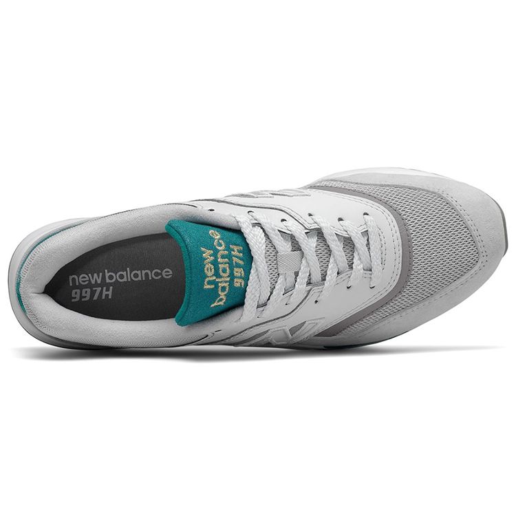 New Balance Nb 997H Versatile Comfortable Cushioning Low-Top Marathon Running Shoes Women sneaker White Green CW997HAN