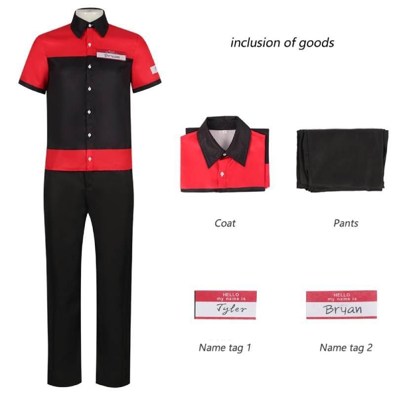 

Cosplay Mannys Bryantyler Costume Cartoon Game Character Party Popular 2XL