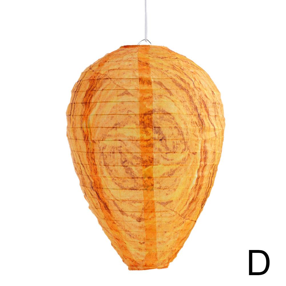 Hanging Wasp Nest Decoy Outdoor Waterproof Fake Wasp Insects Lantern Hornets Nest Nest Paper Decoy Drive Beehive Plastic De E2A0