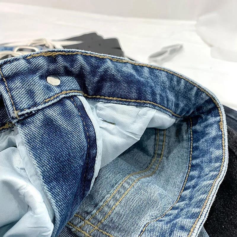 Pantaloni harem din denim, cu talie înaltă, lejer, pentru femei - Slim, drepți, Nine Points, ediție toamnă 2020