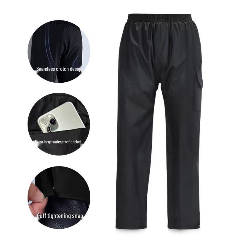 

Унисекс Водонепроницаемые Ветрозащитные Дождевые Брюки для Пеших Прогулок и Велоспорта - Прочные, Раздельные, Однослойные/Двухслойные Варианты Extra Large