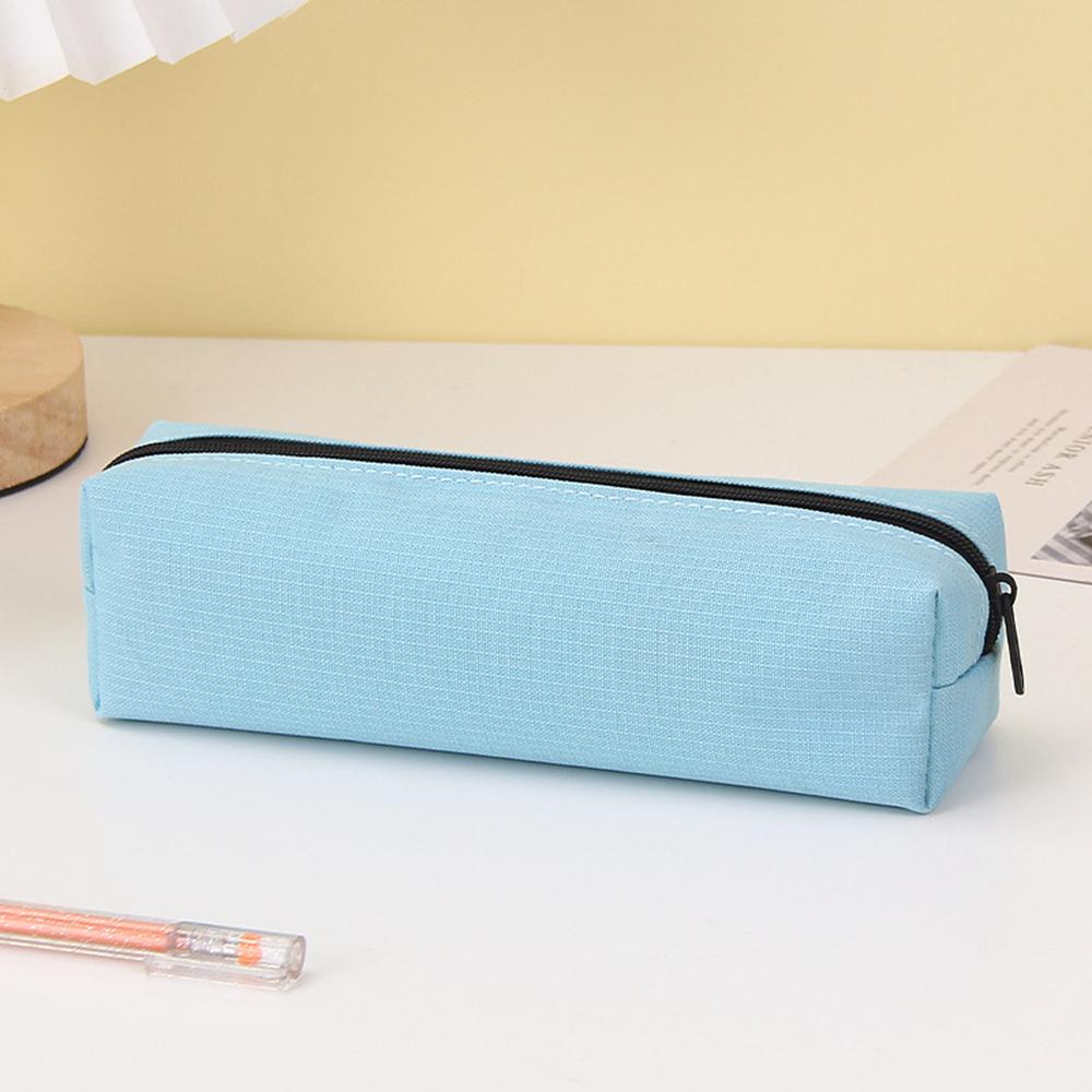 

Simple Cute Pencil Case With Mesh Multilayer Pen Bag Student Stationery Bag Large Capacity Portable Pen Pouch For School Office