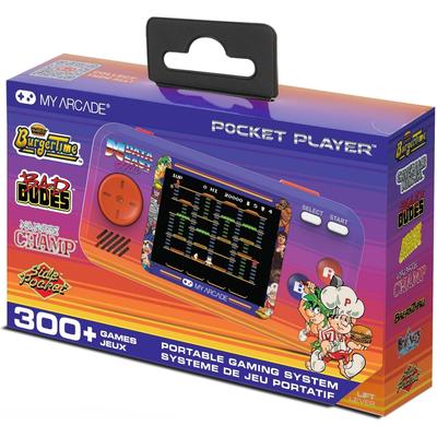 My Arcade Pocket Player Retro Game System Purple Dgunl 4127