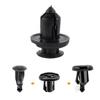 100pcs Clips Push Type Rivet Retainer Bumper Pin 10mm Fastener For Honda Acura