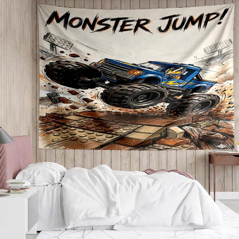1 Stück Jam Adventure Wandteppich Zubehör Spielzimmer Wandteppich, für Schlafzimmer, Wohnzimmer, Schlafsaal Wanddekoration Fan Geburtstagsgeschenke