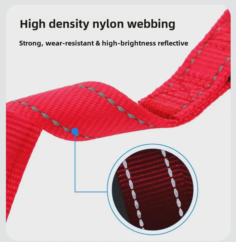 Nylon Kurze Trainingsleine für Mittelgroße und Große Hunde - Strapazierfähiges Zugseil