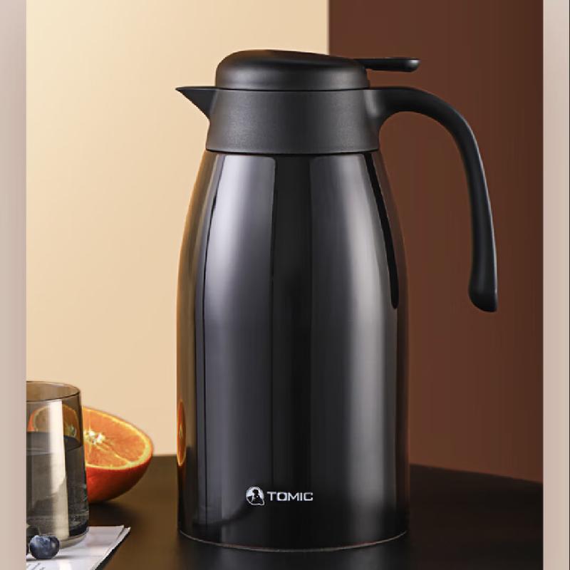 TOMIC 2L Double-Wall Stainless Steel Vacuum Flask