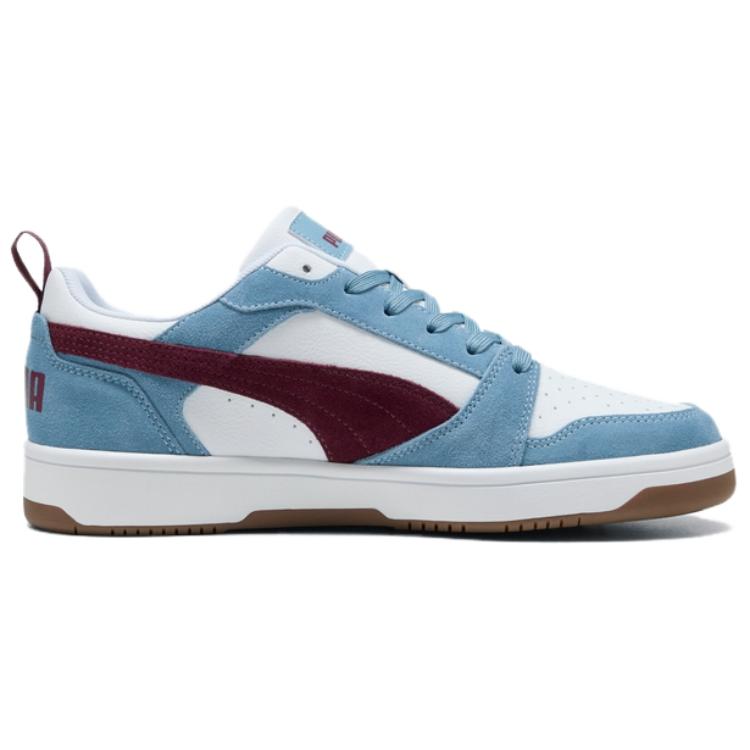 Puma Rebound Comfortable Versatile Durable Low-Top Sneakers Unisex Sneakers Blue 402262-06