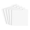 5 PCS Classification Card Alphabet Index Cards Record Divider For Record CD