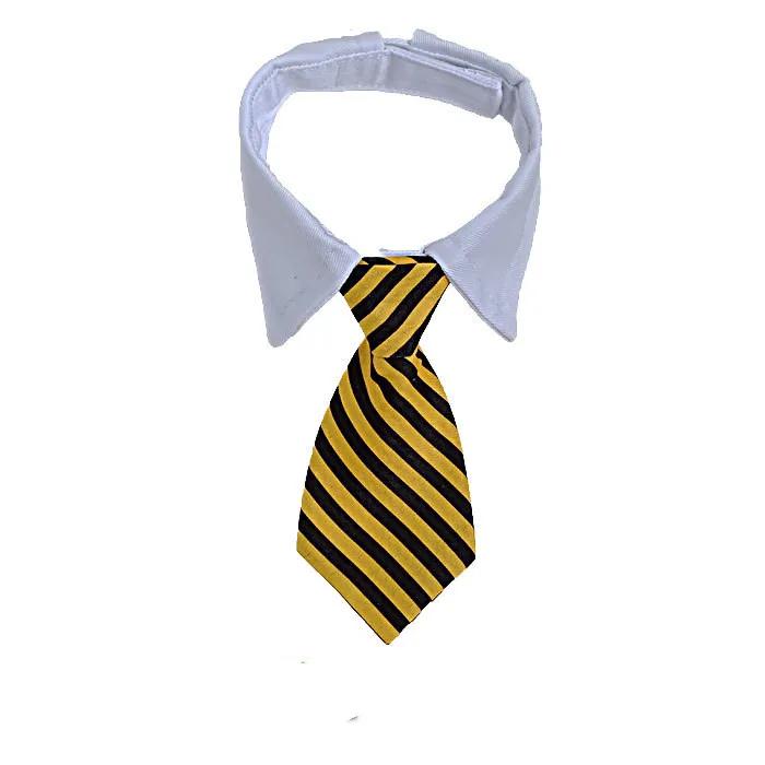 2025 Dog Cat Grooming Cat Striped Bow Tie Animal Striped Bow Tie Collar Pet Adjustable Christmas Cat Collar Pet Collar