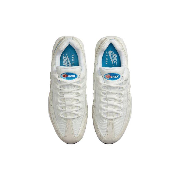 Nike  Air Max 95 Summit White University Blue Women Sneakers Mantra-Orange Black DJ9981-100