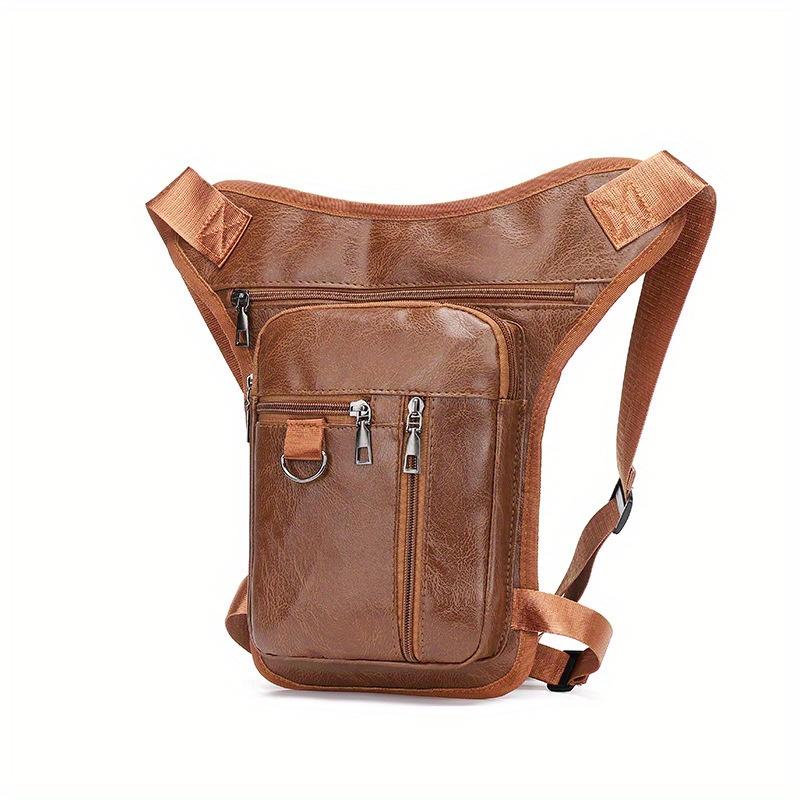 Pu Leather Drop Leg Bag Thigh Hip Bum Belt Leg Waist Bags Travel Tour Riding Motorcycle Pack Men Women Leisure Chest Bag