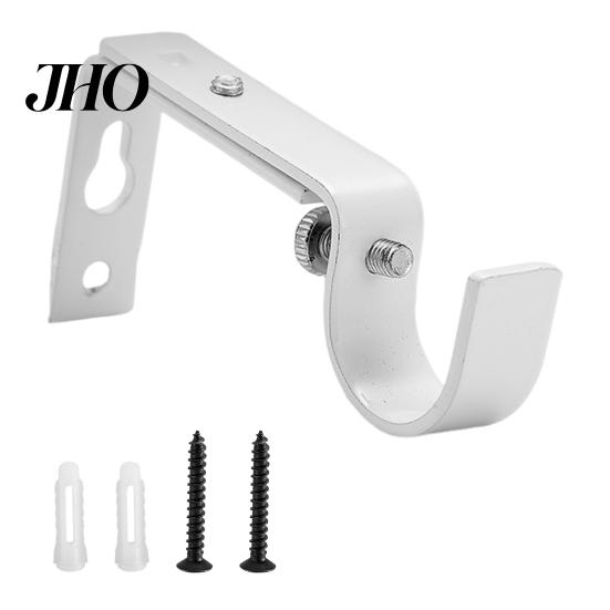 Strong Curtain Rod Support 1/2/3Pcs Adjustable Brackets Easy Installation Window Drapery Install Bracket Hanger Hooks Living Room Bedroom Accessories