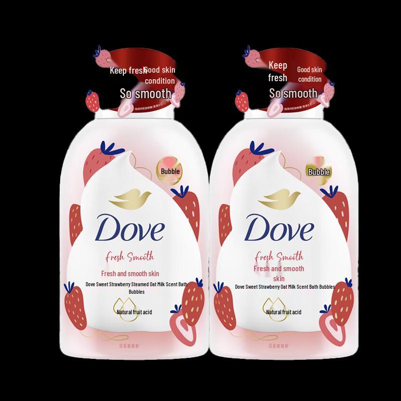 

Dove Strawberry & Oat Milk Scented Bubble Bath