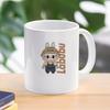 Labubu 3D Ceramic Mug The Monsters Creative Cute Milk Coffee Cup For Gift Abubu Home Kitchen Drinkware Mugs