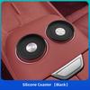 2Pcs Car Anti Slip Silicone Anti Slip Coaster For Tesla SpaceX Model 3 Y S X Y-Eur Highland Roadster Bonina Coil Cybertruck