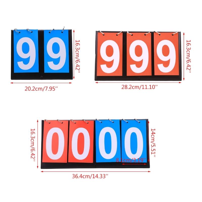 Digit Basketball Scoreboard Reversible Basketball Scoreboard Digital Scoreboard Multifunctional Table Tennis Scoreboard