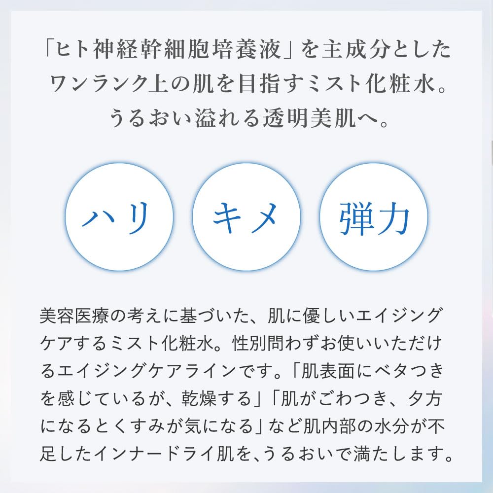 RENATUS Kiri Lotion 50ml Peptide Contains Human Neural Stem Cell Culture Solution Aging Care Spray Lotion Moisturizing Beautiful Skin Shiny Skin