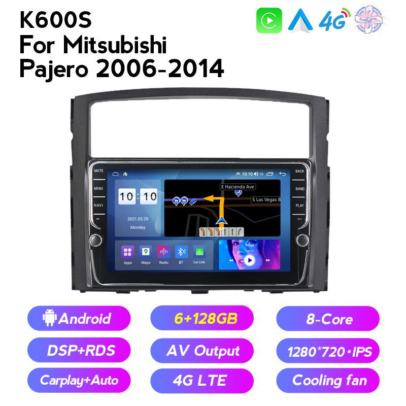 Mitsubishi Pajero 06-14 Android Touchscreen Navigation System with Wireless CarPlay and Reverse Camera Support