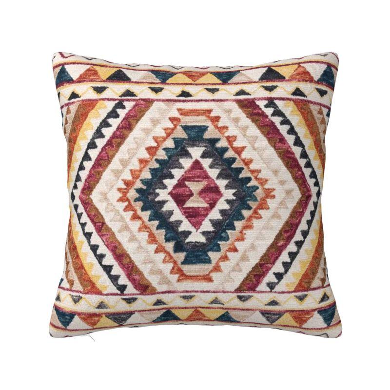 Custom Oriental Traditional Moroccan Turkish Style Pillow Decoration Luxury Bohemian Cushion Decoration Salon Square Pillowcase