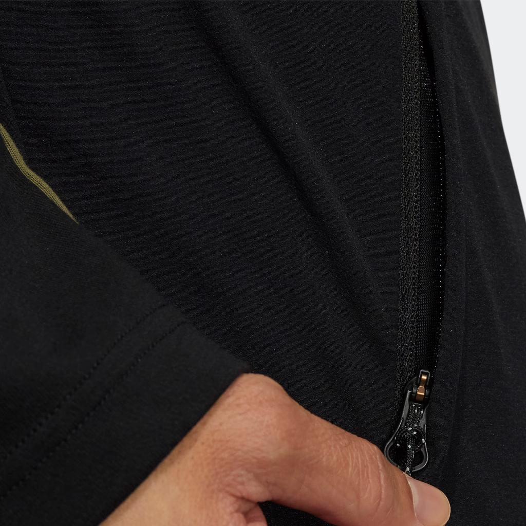 Adidas Slim Fit Joggers with Elastic Waist and Drawstring Men Bottoms Black H13798