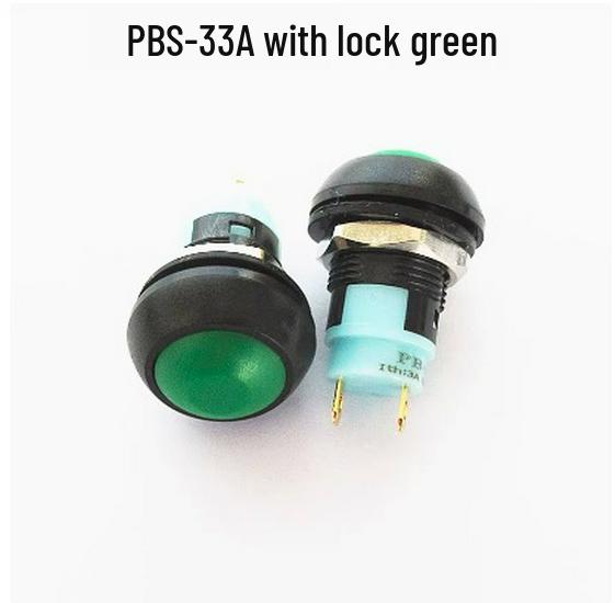 PBS-33A 12MM Waterproof Round Locking Button Switch