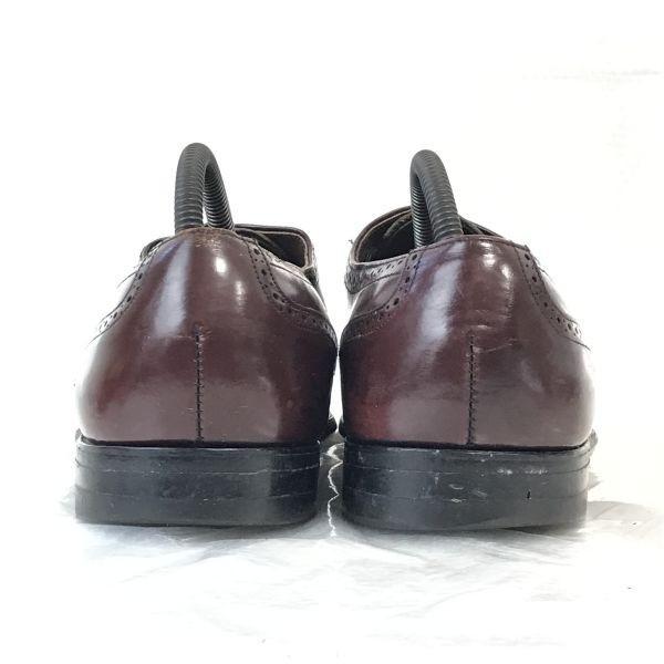 90s? USA Made/BOSTONIAN/Goodyear Welt Leather Full Brogue Wingtip Shoes/10.5D/28.0-28.5/Brown/(USED)
