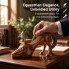 Elegant Lucky Horse Figurine PLA Decorative Horse Sculpture  Desk Decoration