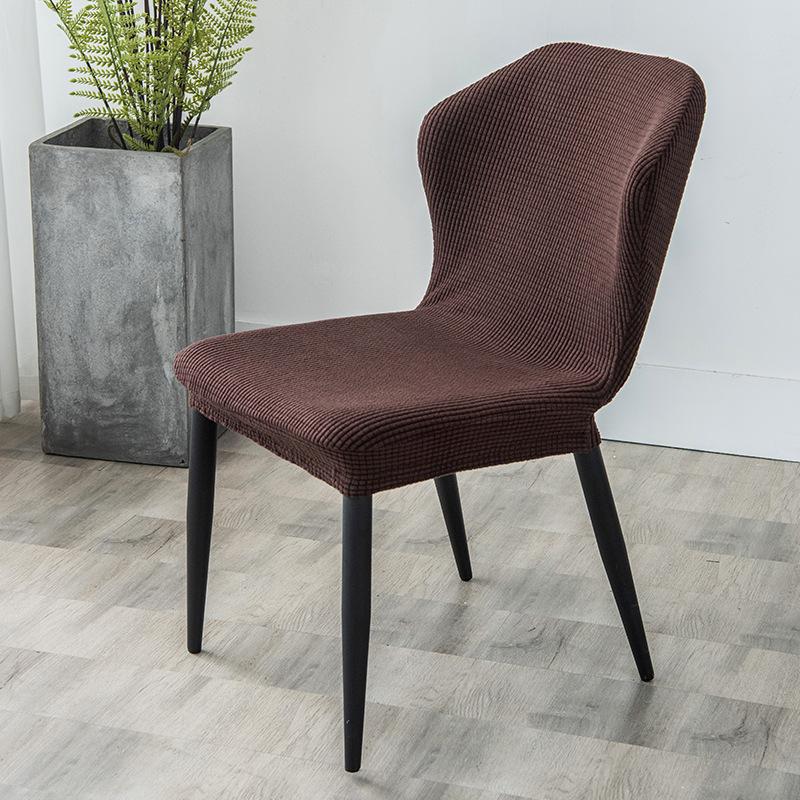 Dining Chair Cover Curved Wingback Chair Cover Slipcover Dining Chair Slipcovers Armless Chair Cover Stretch Modern Chair Seat Slipcover Washable