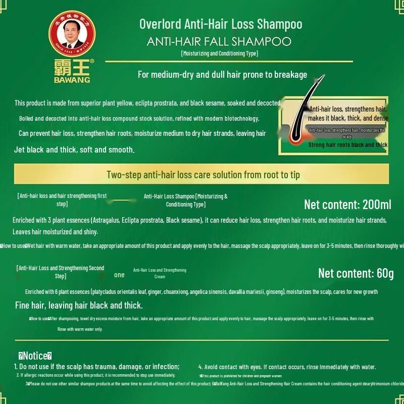 BaWang Anti-Hair Loss & Oil Control Shampoo Set