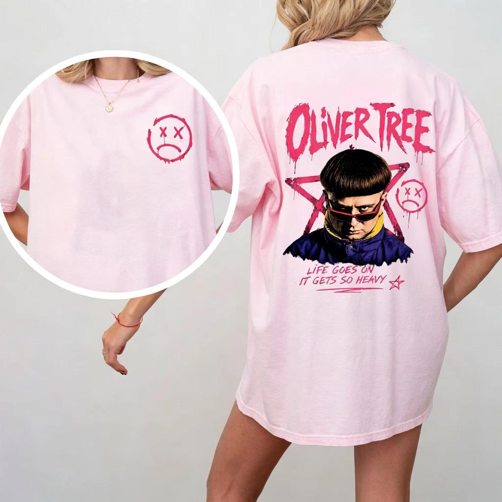 Oliver Tree Retro Shirt Oliver Tree Fan Commemorative Cotton Tshirt 2026 Summer Unisexs Wounisexs Sportswear Fan Clothing Y2k Style