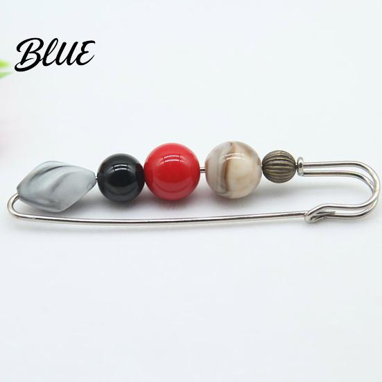 Brooch Alloy Pin Wear-Resistant Anti-Rust Elegant Imitation Stone Design Anti-rust