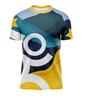 Simple Fashion Running T-Shirt Summer Casual Outdoor Fitness 3D Printed Men's Sports T-Shirt