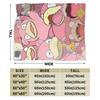 Soft Blankets Decorative Slowpoke Cartoon Bedding Throws  Flannel Bedspread For Outdoor Fashion Sofa Bed Cover