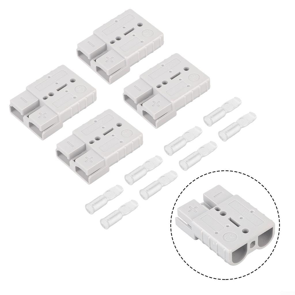 For Anderson Style Plug Connectors for Solar Caravan 6AWG 50AMP Pack of 6