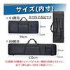 CHASO Keyboard Bag Case Electronic Piano Storage 2WAY Handheld Backpack Type for 61 Keys