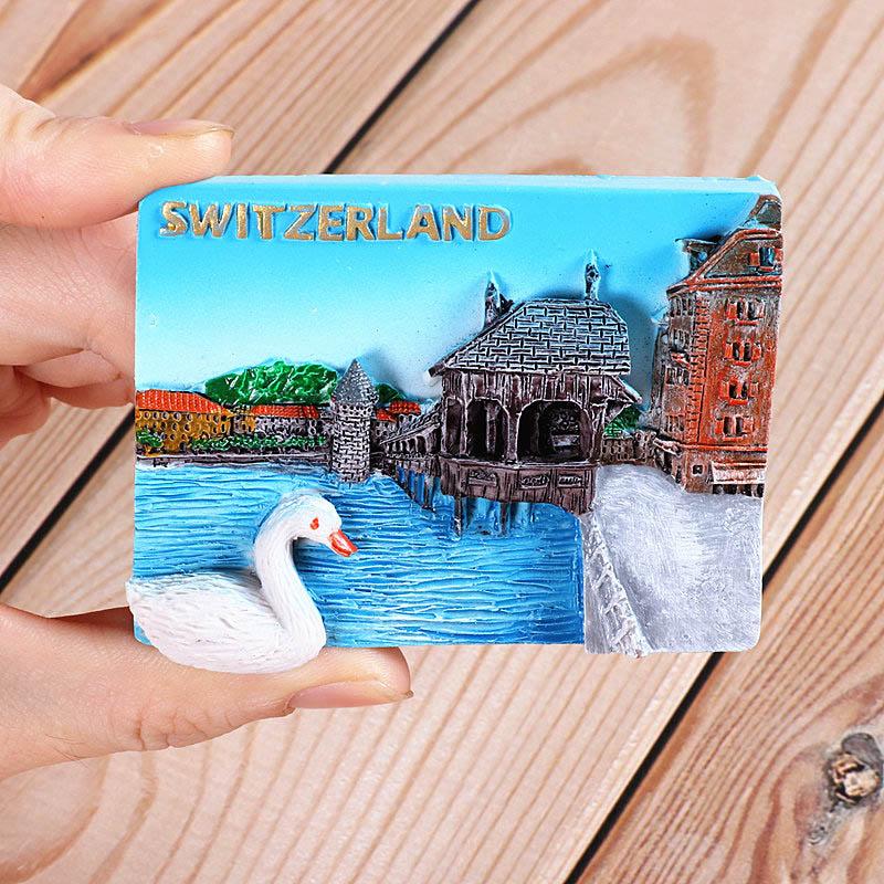 Suveniruri pentru turismul de peste mări Frigider Italia Elveția Chile Austria Viena colecție de turism în lume străină cadou magnet de frigider