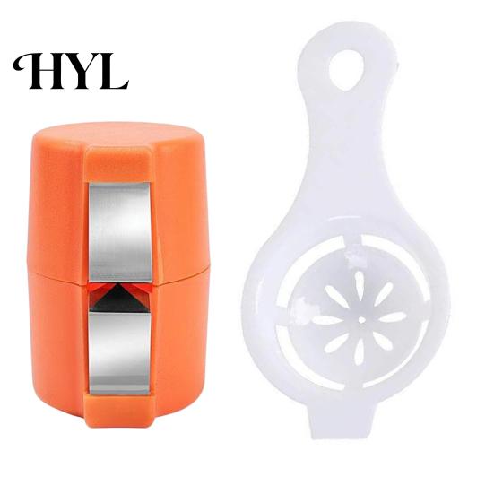 Egg Shell Opener 2Pcs Eggshell Tool Cracker Stainless Steel Peeler Portable Compact Cracking Handheld Separator for Eggs Cooking Baking Lightweight