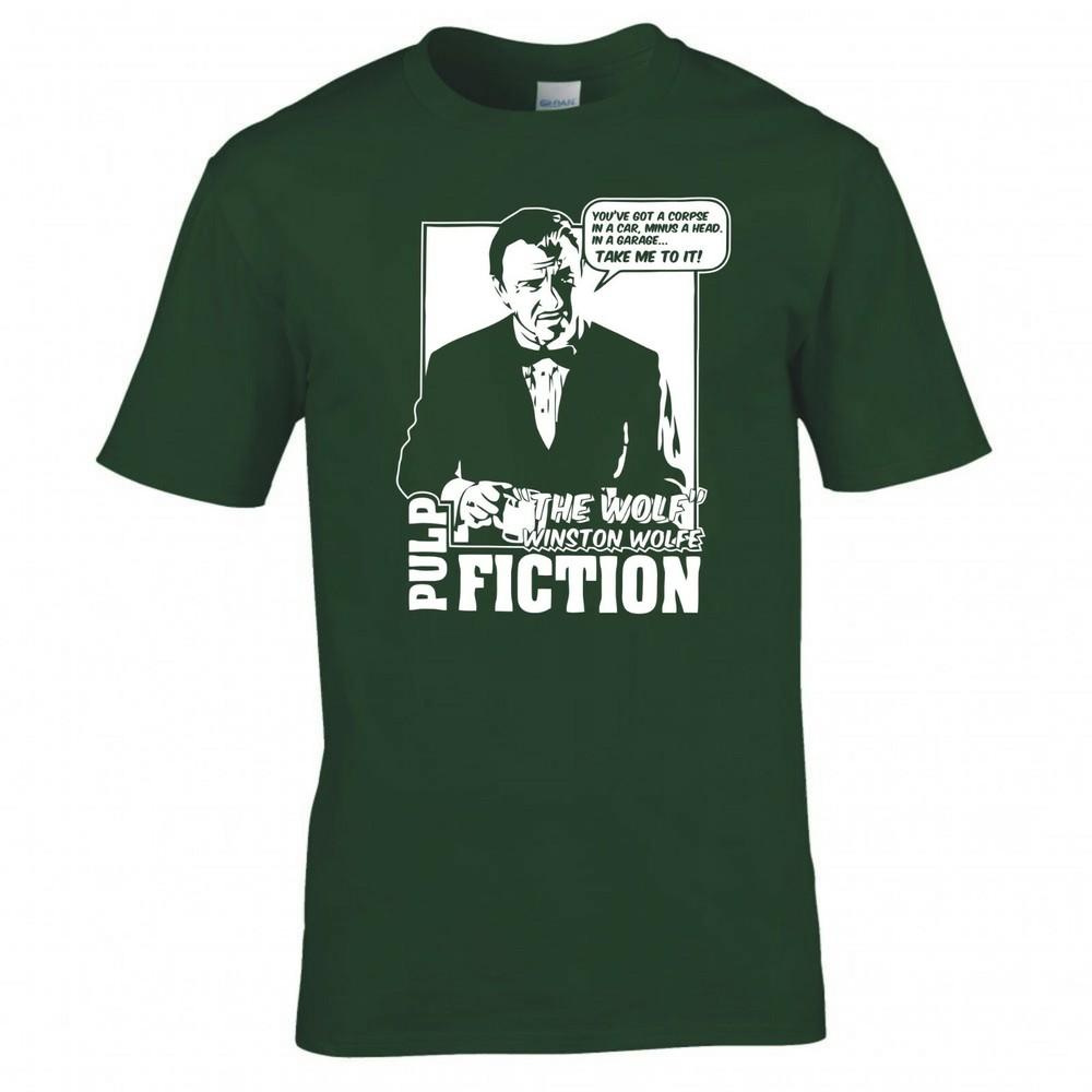Inspiriert von Pulp Fiction Winston Wolfe Der Wolf T-Shirt