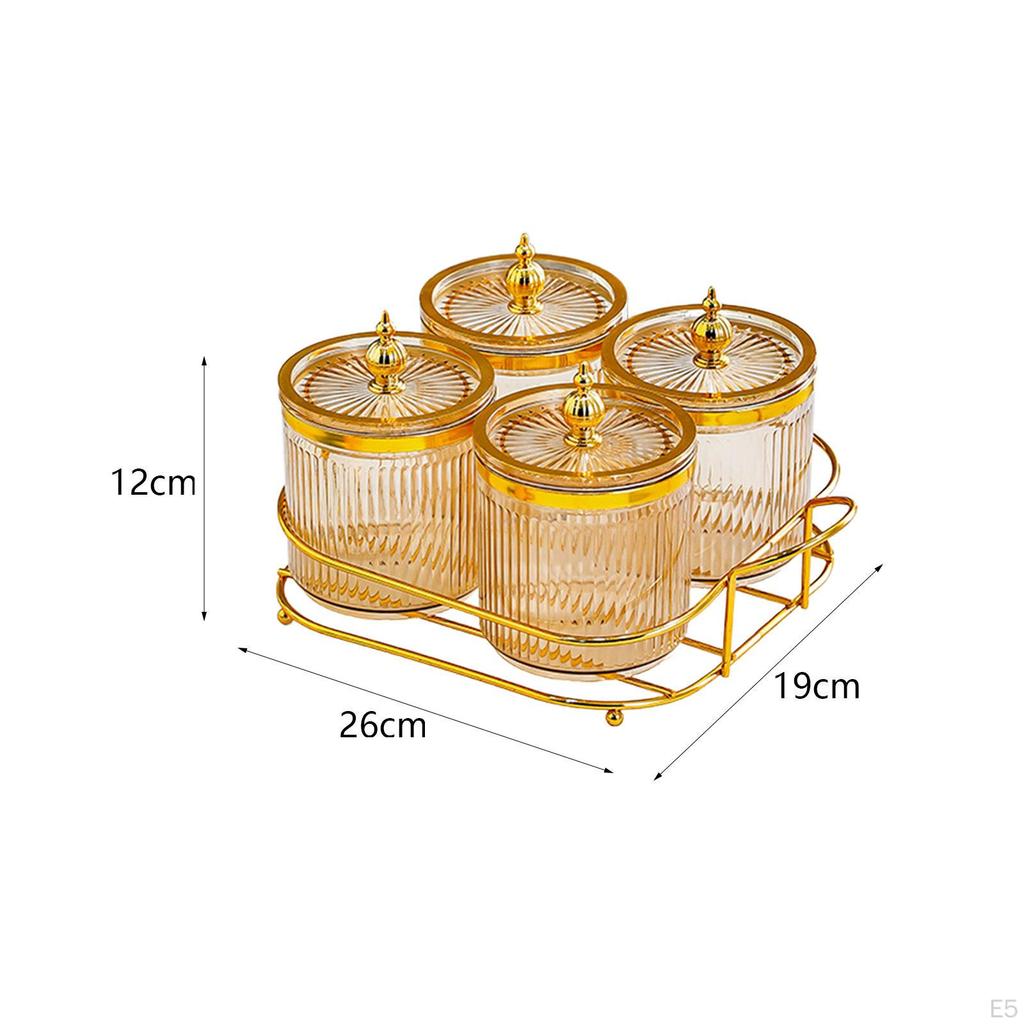 Dry Fruit Tray with Lid Appetizer Serving Plate Food Storage Container Snacks Dish Divided Nut Bowl