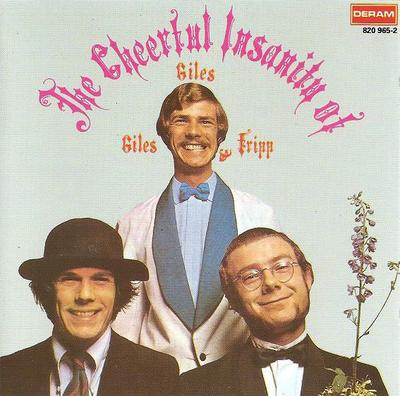 CD GILES, GILES & FRIPP - The Cheerful Insanity Of Giles, Gil 8209652 Deram 1992 US Rock Used